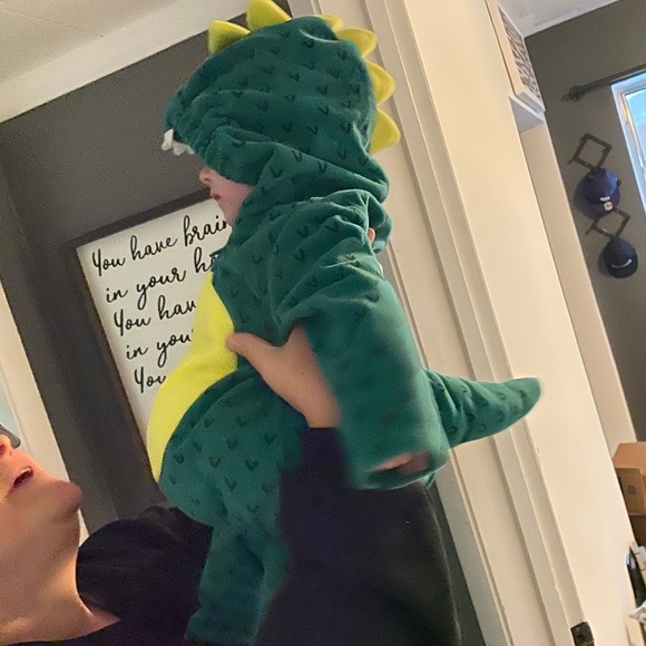 Green Dinosaur Kids Costume - Picture 10 of 10